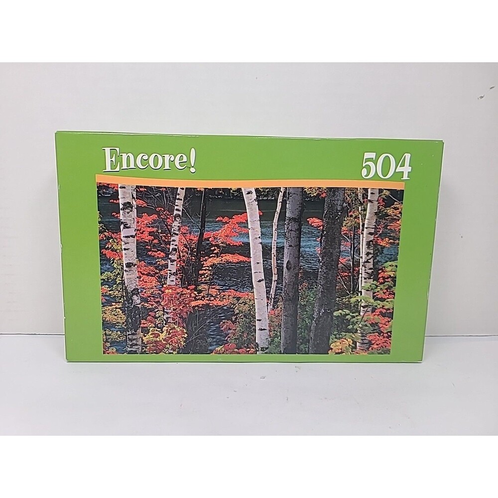 New Sealed Encore! Chapel Pond Dix Nix Mountail Wilderness  Puzzle 504 piece